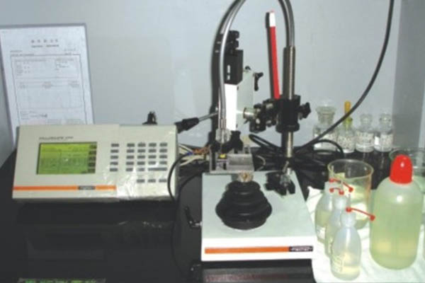 Electrolvsis thickness Potential difference tester