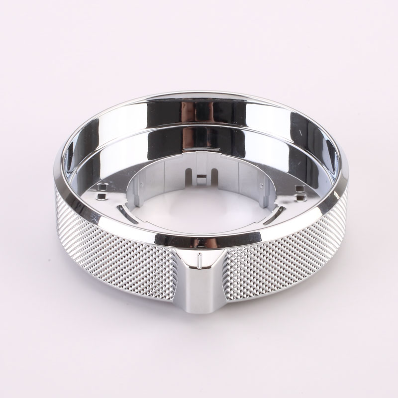 Knurled Ring me brigt chrome